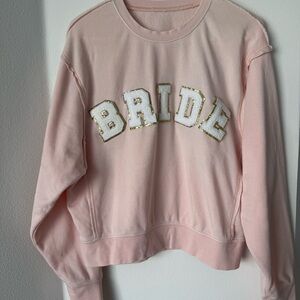 Pink Sly Fox Bride Sweatshirt